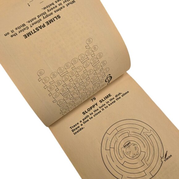 Ghostbusters II Flip N Fun Activity Pad Mazes Puzzles 1988 Kids Book Vintage - Picture 6 of 16